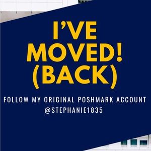 Follow me! I’ve had this account since 2013. I’ve reinstated it! @stephanie1835